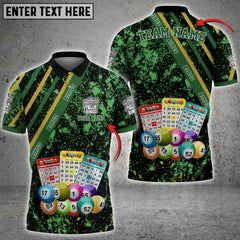 Maxcorners Bingo Paint Style Multicolor Option Customized Name 3D Shirt