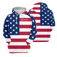 Maxcorners Custom Flag Golf Shirt, Golfing Apparel, Patriotic Golf Shirts, Mens Golf Gift
