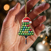 Maxcorners PickleBall Christmas Ornament, Personalized Ornaments 2D Flat LM2211