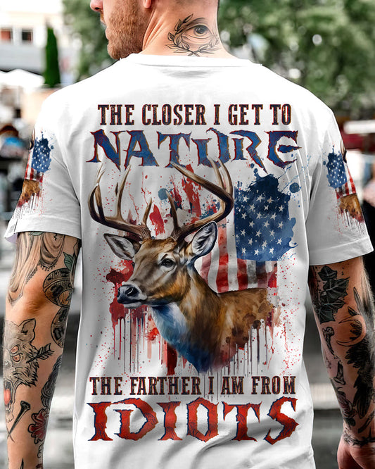 Maxcorners The Closer I Get To Nature Deer Hunting All Over Print LM2101