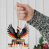 Maxcorners Custom Name Germany Ornament, German Lover Christmas Gift 2D Flat LM2111