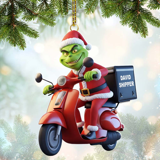 Maxcorners Shipper ELF, Home Decor, Christmas Ornament, Personalized Ornament 2D Flat LM2111