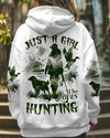 Maxcorners Just A Girl Who Loves Hunting All Over Print LM1601