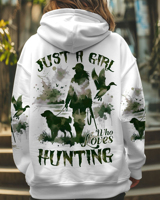 Maxcorners Just A Girl Who Loves Hunting All Over Print LM1601