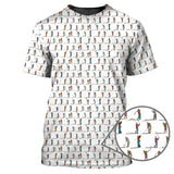 Maxcorners Golf Swing Motion Shirt, Pattern Golf Polos, Golf Gift For Men's, Funny Golf Shirts