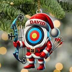 Maxcorners Custom Name Archery Ornament, Christmas Gift Decoration 2D Flat LM2211