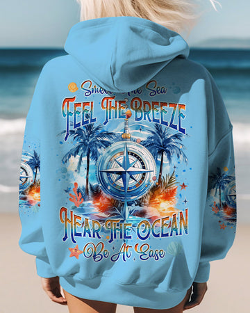 Maxcorners Smell The Sea Feel The Breeze Compass All Over Print LM2101