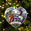 Maxcorners Custom Name Scotland Ornament, Christmas Gift for Scotland Lover5 2D Flat LM2111