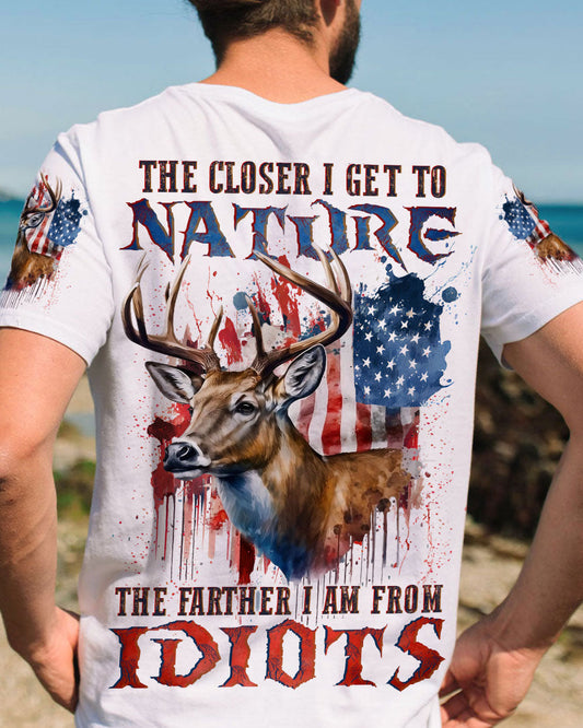 Maxcorners The Closer I Get To Nature Deer Hunting All Over Print LM2101