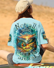 Maxcorners Not All Who Wander Are Lost Compass All Over Print LM2101