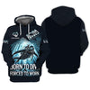 Maxcorners Scuba Diving Custom Name 3D Shirt Born To Dive Forced To Work Gift For Diver Lovers LM2111