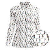 Maxcorners Golf Swing Motion Shirt, Pattern Golf Polos, Golf Gift For Men's, Funny Golf Shirts