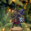 Maxcorners Custom Scotland Lion Ornament, Personalized Ornament 2D Flat LM2211