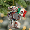 Maxcorners Custom Name Mexico Ornament, Christmas Gift for Mexican 2D Flat LM2111