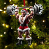 Maxcorners Custom Name and Photo Gym Ornament, Gymnastics Christmas Decoration 2D Flat LM2111
