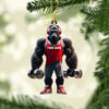 Maxcorners Dumbbells Home Decor Christmas Ornament, Personalized Ornament 2D Flat LM2211