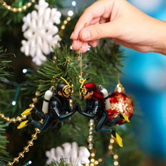 Maxcorners Diver, Home Decor, Christmas Ornament, Personalized Ornaments 2D Flat LM2111