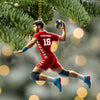 Maxcorners Custom Name Handball Ornament, Christmas Gift for Handball Lover 2D Flat LM2111