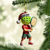 Maxcorners Pickleball Christmas Ornament, Personalized Ornament 2D Flat LM2211