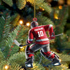 Maxcorners Hockey Player Christmas Ornament, Personalized Ornament 2D Flat LM2211