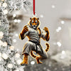 Maxcorners Tiger Karate Ornament, Personalized Ornament 2D Flat LM2211