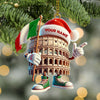 Maxcorners Custom Name Italy Ornament, Italy Lover Christmas Gift 2D Flat LM2111