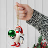 Maxcorners Custom Name Bowling Christmas Ornament, Bowling Lover Christmas Gift 2D Flat LM2111