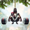 Maxcorners Custom Name Jesus Gym Ornament, Gymnastics Christmas Decoration 2D Flat LM2111