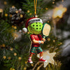 Maxcorners Pickleball Christmas Ornament, Personalized Ornament 2D Flat LM2211