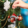 Maxcorners Basketball Playing Christmas Ornament, Personalized Ornament 2D Flat LM2211