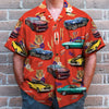 Custom Classic Car Photo Hawaiian Shirt, Gift For Car Lovers