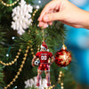 Maxcorners Soccer Santa Christmas Ornament, Personalized Ornament 2D Flat LM2211