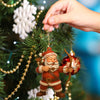 Maxcorners Archery Santa Christmas, Home Decor, Christmas Ornament, Personalized Ornament 2D Flat LM2111