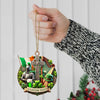 Maxcorners Custom Name Ireland Ornament, Christmas Gift for Ireland Lover 2D Flat LM2111