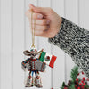 Maxcorners Custom Name Mexico Ornament, Christmas Gift for Mexican 2D Flat LM2111