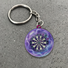 Maxcorners Mystic Purple Dartboard 3D Keychain