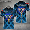 Maxcorners Billiards X-Shaped Multicolor Options Customized Name 3D Shirt