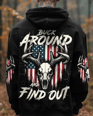 Maxcorners Buck Around And Find Out Deer Hunting All Over Print LM1601