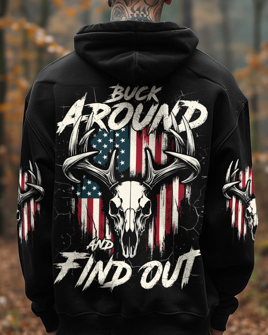 Maxcorners Buck Around And Find Out Deer Hunting All Over Print LM1601