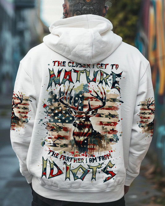 Maxcorners The Closer I Get To Nature Deer Hunting All Over Print LM2101