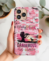 Maxcorners Pretty In Pink Hunting Phone Case LM1601
