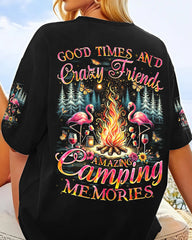 Maxcorners Amazing Camping Memories Flamingo All Over Print LM2101