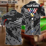 Maxcorners Billiards 8 American Pro Personalized Name, Team Name Shirt