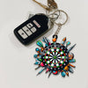 Maxcorners Darts Colorful Dart Gear 3D Keychain