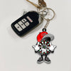 Maxcorners Darts Angry Dartboard Mascot 3D Keychain