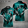 Maxcorners Bowling Lion Flame Multicolor Option Customized Name 3D Shirt