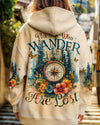 Maxcorners Not All Who Wander Are Lost Compass All Over Print LM2101