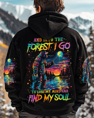 Maxcorners And Into The Forest I Go Bigfoot Fishing All Over Print LM1601