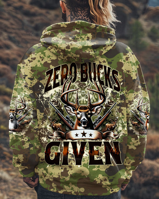 Maxcorners Zero Bucks Given Hunting Deer All Over Print LM1601