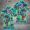 Maxcorners Bowling and Pins Way of America Multicolor Option Customized Name 3D Shirt